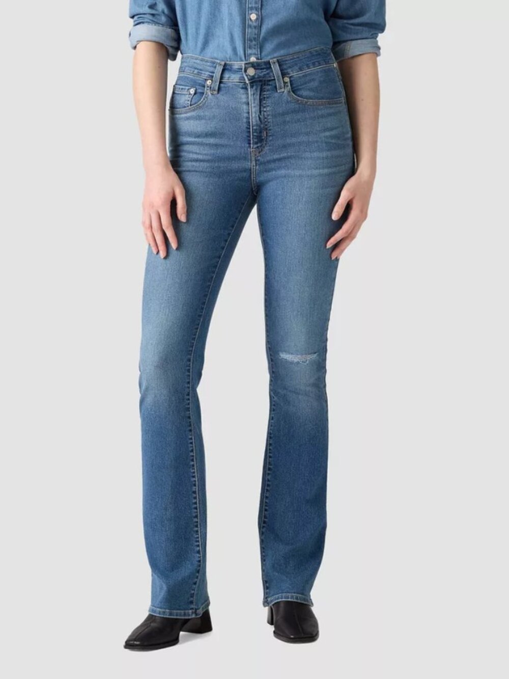 Levi's® Women's 725 High-Rise Bootcut Jeans - Timeless Tint 24 x 32 - Picture 4 of 4
